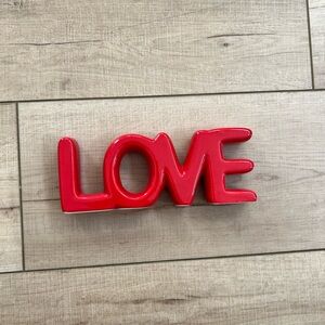 Ceramic “LOVE” Valentine’s Day Decor